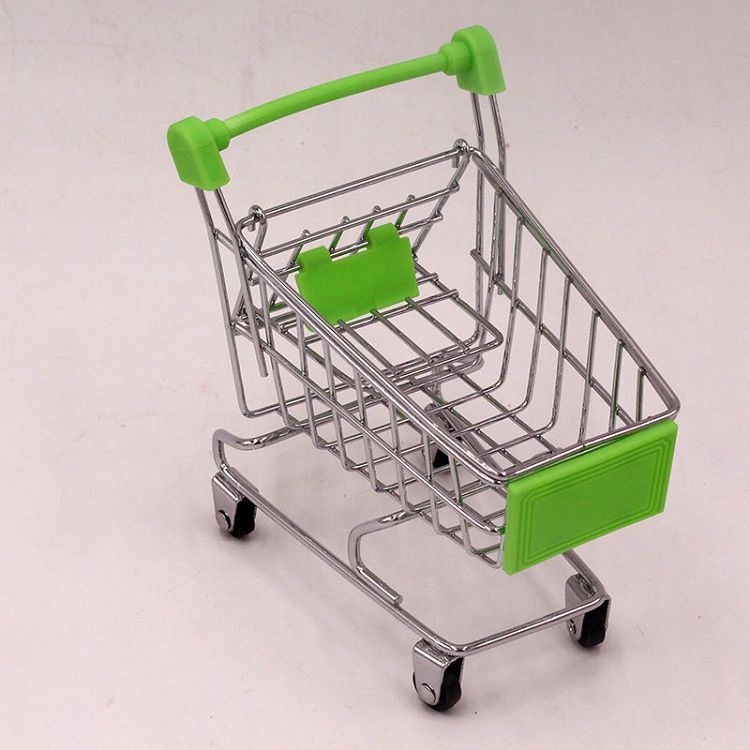 Mini Children Handcart Simulation Small Supermarket Shopping Cart Utility Cart Pretend Play Toys Strollers Kids Gift